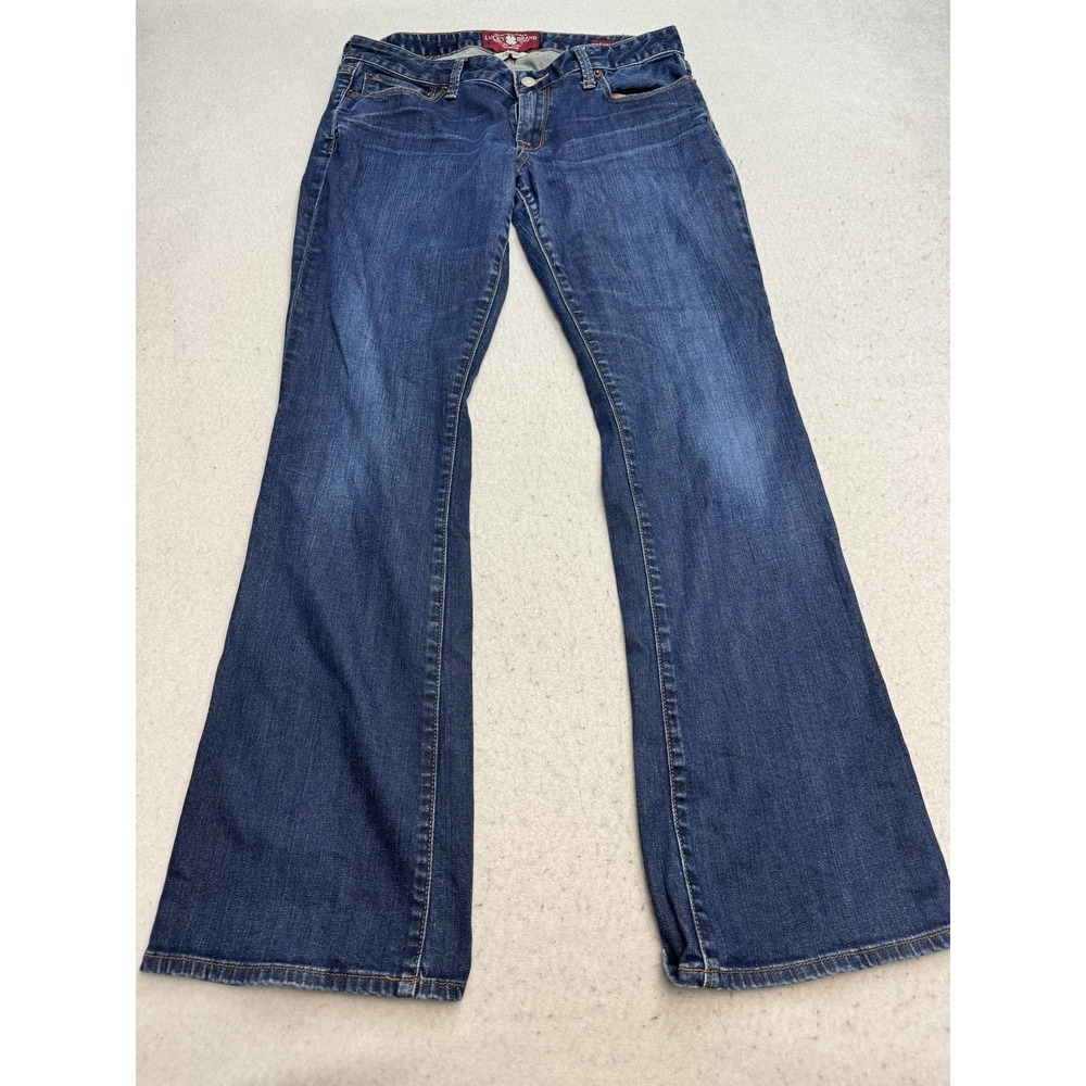 Lucky Brand Lola Boot Jeans Womens 10/30 Blue Medium Wash Mid Rise Bootcut Denim